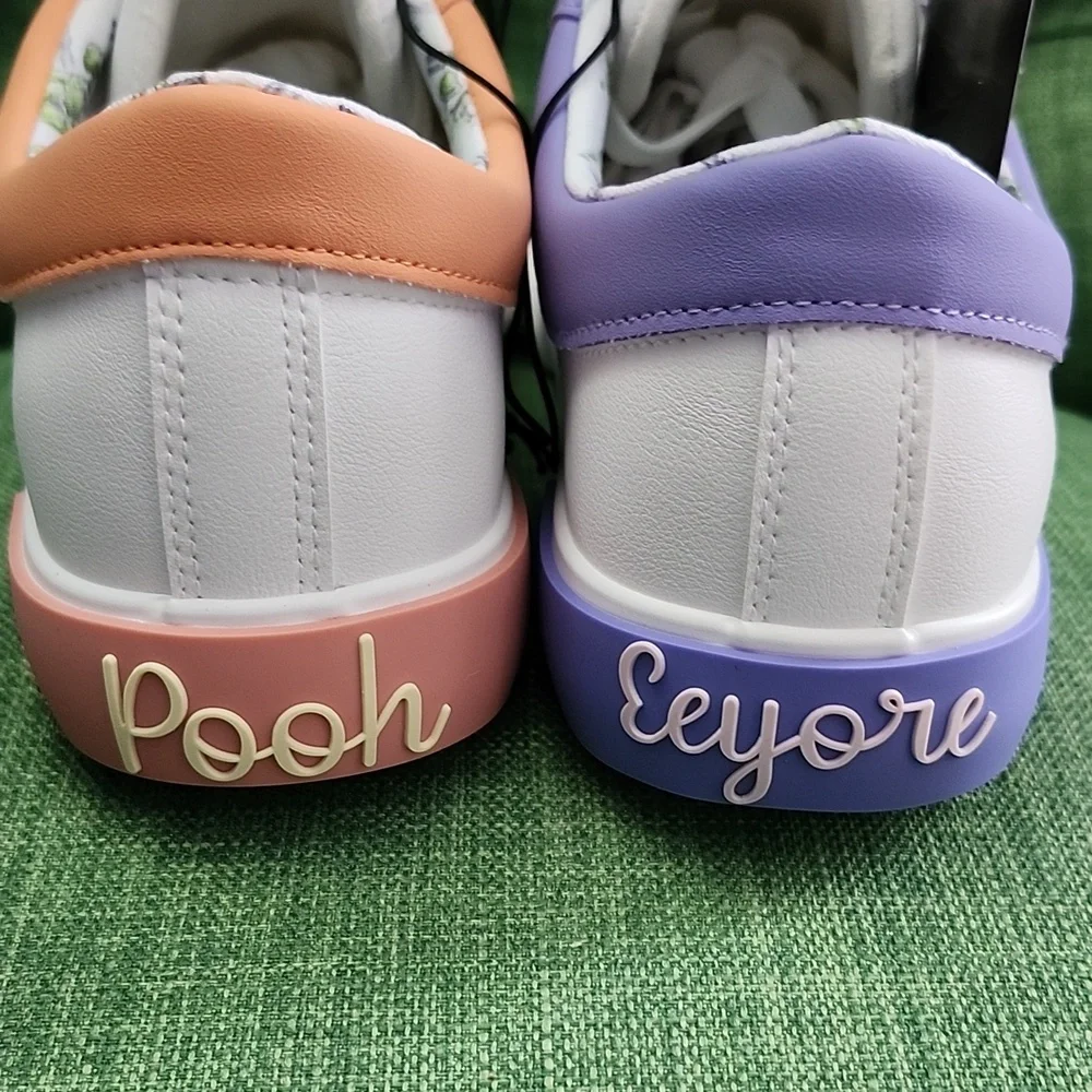 Disney Winnie the Pooh and Eeyore Women's Mismatched Unisex Shoes - Picture 6 of 10